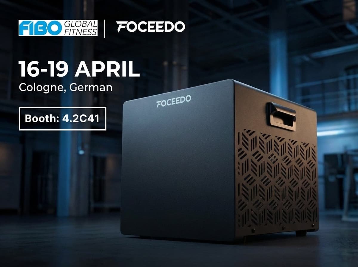 FOCEEDO cold plunge chiller at FIBO 2026